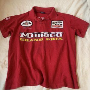 Formula 1 Monaco Grand Prix Red Polo